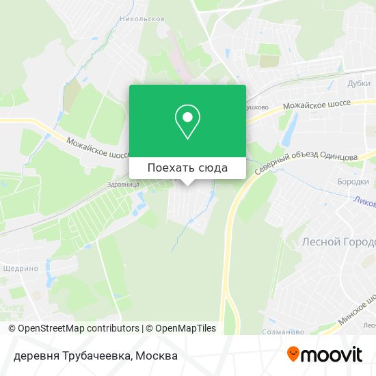 Карта деревня Трубачеевка