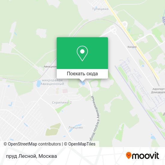 Карта пруд Лесной