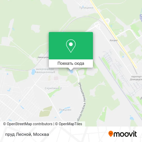 Карта пруд Лесной