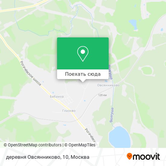 Карта деревня Овсянниково, 10