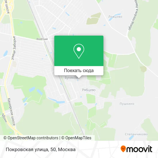 Карта Покровская улица, 50