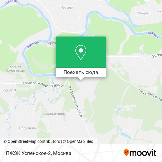Карта ПЖЭК Успенское-2
