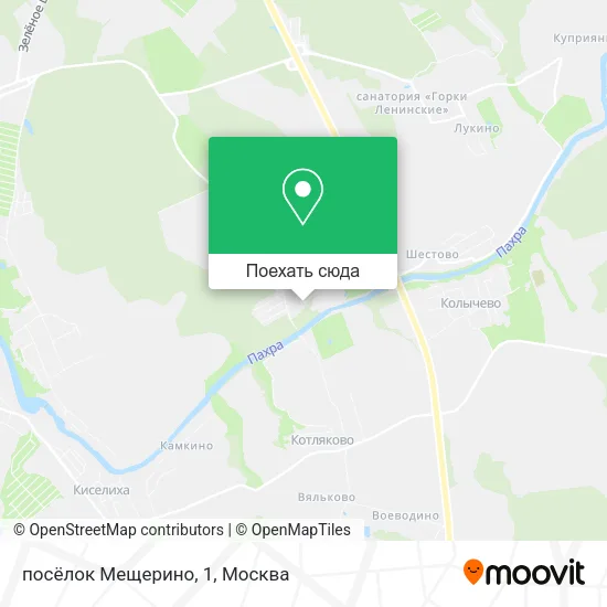 Карта посёлок Мещерино, 1