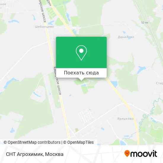 Карта СНТ Агрохимик