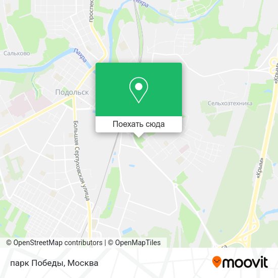 Карта парк Победы