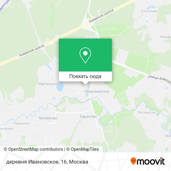 Карта деревня Ивановское, 16