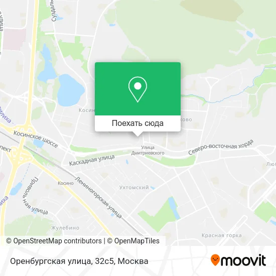 Карта Оренбургская улица, 32с5