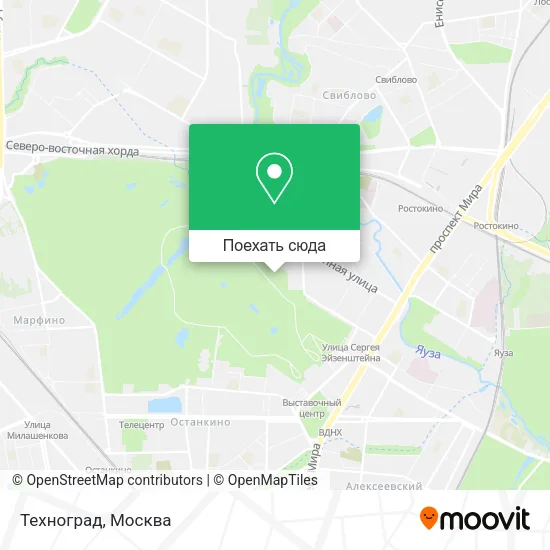 Карта Техноград