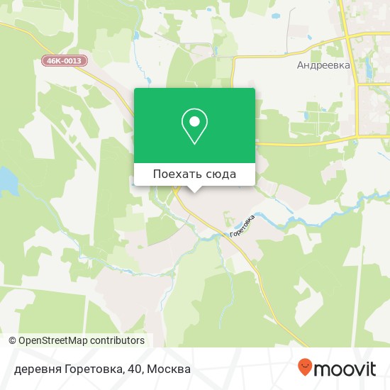 Карта деревня Горетовка, 40