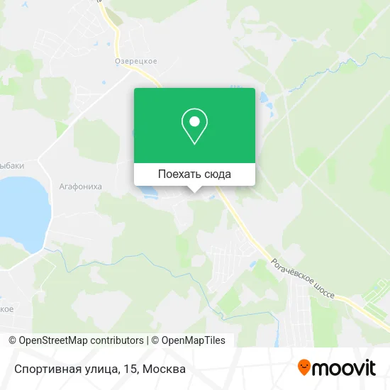 Карта Спортивная улица, 15