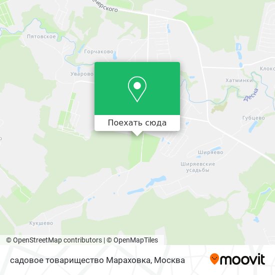 Карта садовое товарищество Мараховка