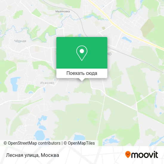 Карта Лесная улица