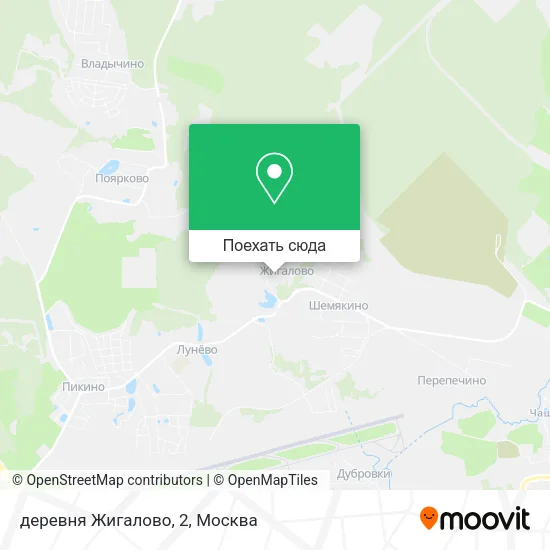Карта деревня Жигалово, 2