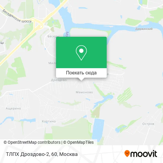 Карта ТЛПХ Дроздово-2, 60