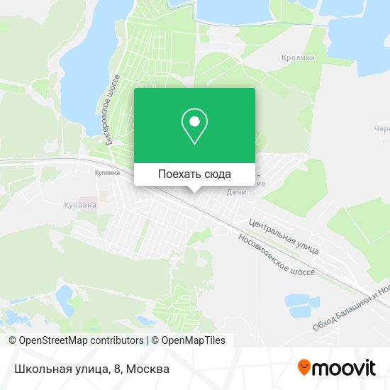 Карта Школьная улица, 8