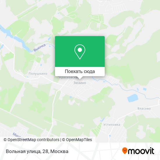 Карта Вольная улица, 28