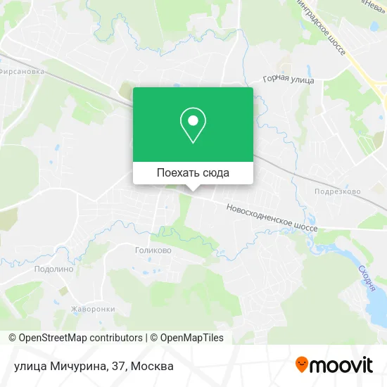 Карта улица Мичурина, 37