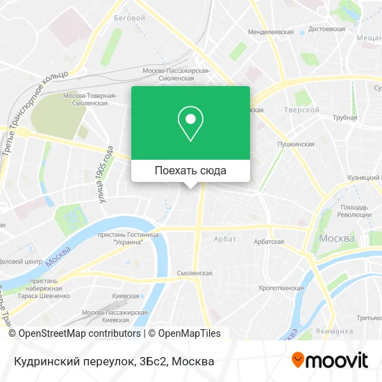 Карта Кудринский переулок, 3Бс2