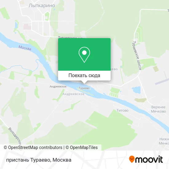 Карта пристань Тураево