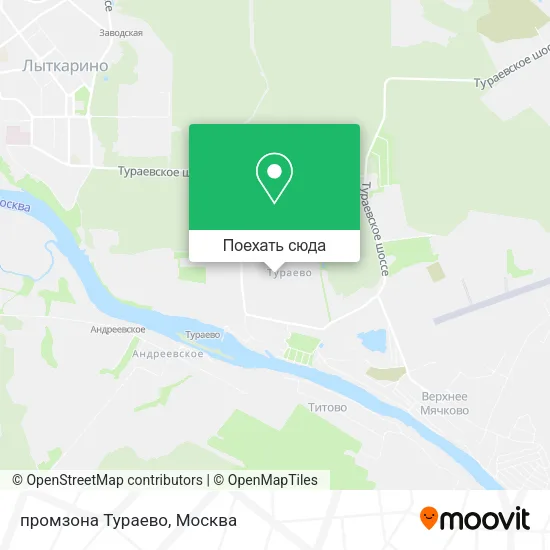 Карта промзона Тураево