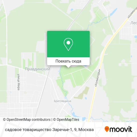 Карта садовое товарищество Заречье-1, 9