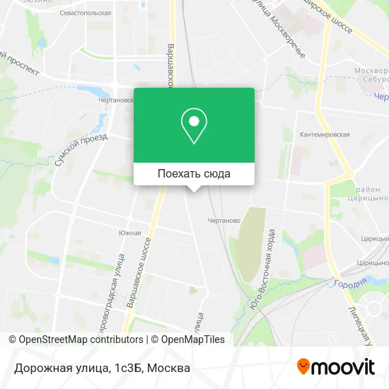 Карта Дорожная улица, 1с3Б