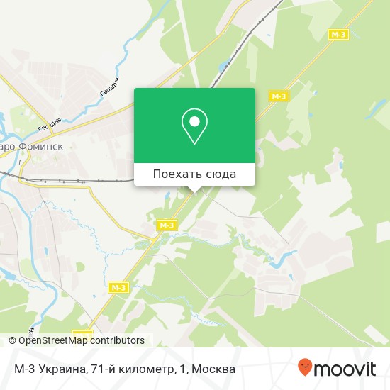 Карта М-3 Украина, 71-й километр, 1