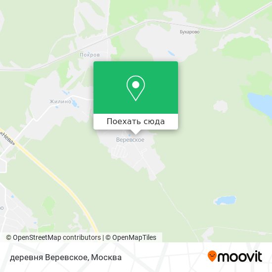 Карта деревня Веревское