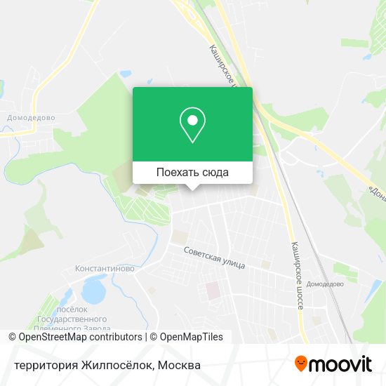 Карта территория Жилпосёлок