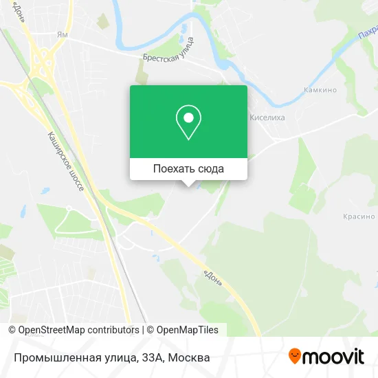 Карта Промышленная улица, 33А