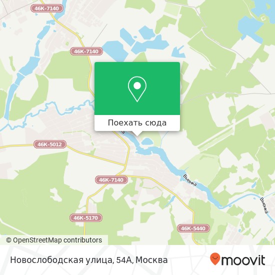 Карта Новослободская улица, 54А