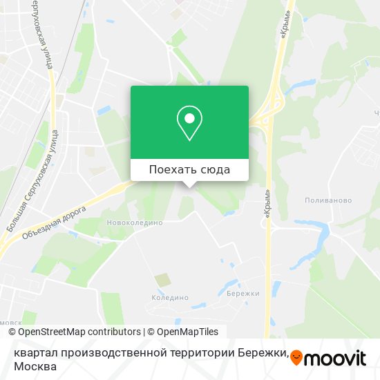 Карта квартал производственной территории Бережки