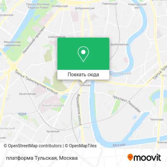 Карта платформа Тульская