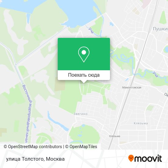 Карта улица Толстого