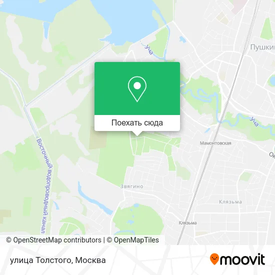 Карта улица Толстого