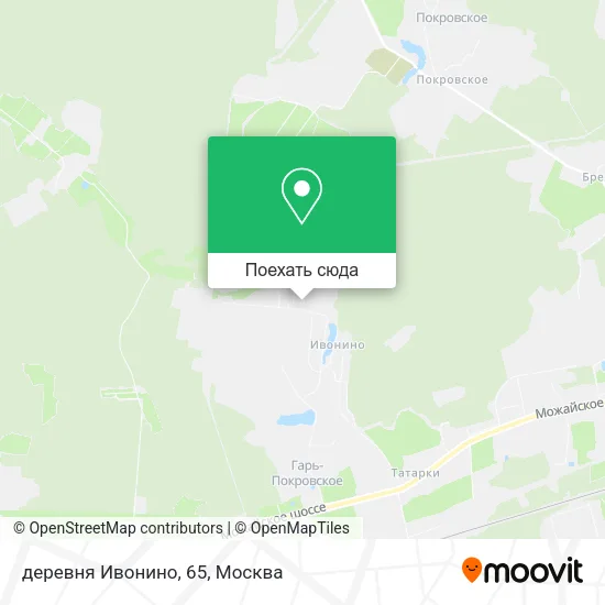 Карта деревня Ивонино, 65