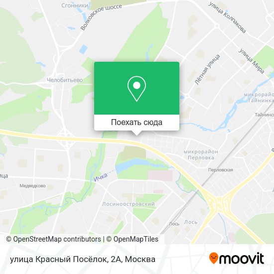Карта улица Красный Посёлок, 2А