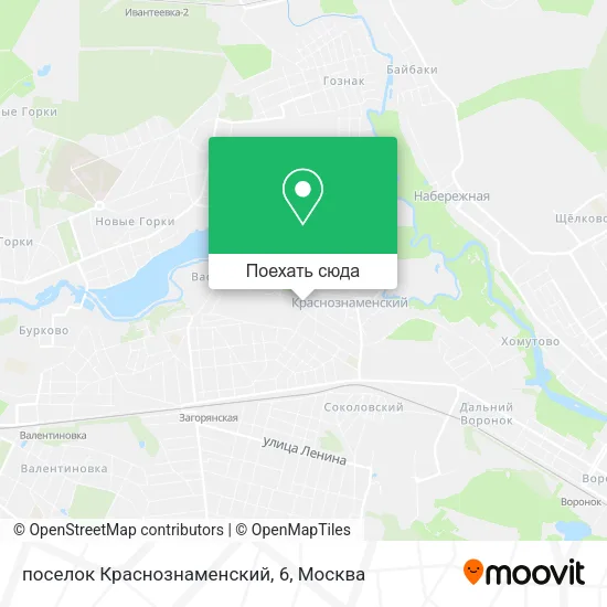 Карта поселок Краснознаменский, 6