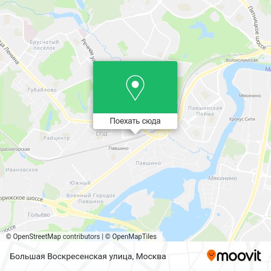 Карта Большая Воскресенская улица