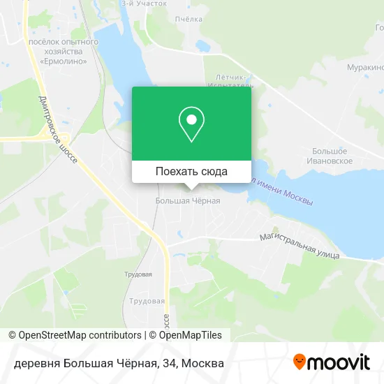 Карта деревня Большая Чёрная, 34