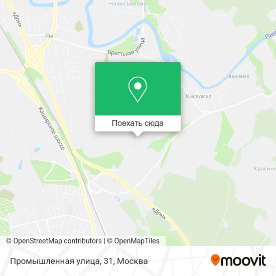 Карта Промышленная улица, 31