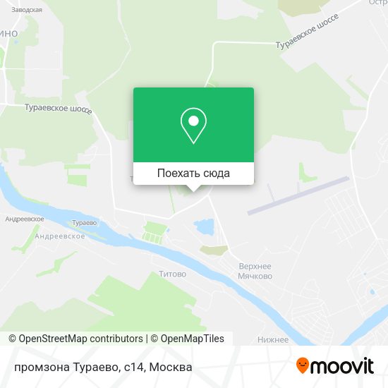 Карта промзона Тураево, с14