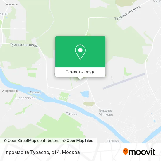 Карта промзона Тураево, с14