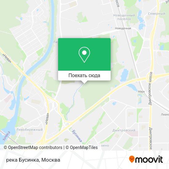 Карта река Бусинка