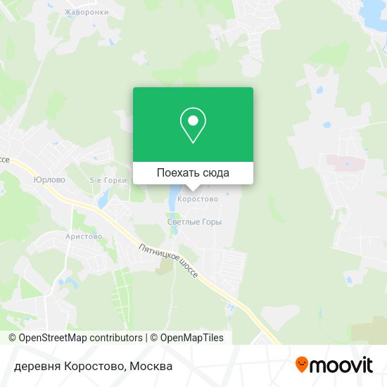 Карта деревня Коростово