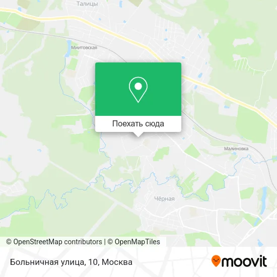 Карта Больничная улица, 10