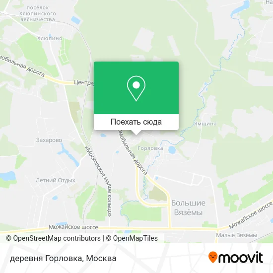 Карта деревня Горловка