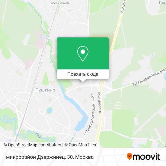 Карта микрорайон Дзержинец, 30