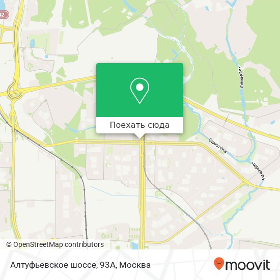 Карта Алтуфьевское шоссе, 93А