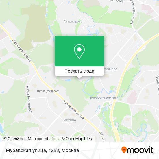 Карта Муравская улица, 42к3